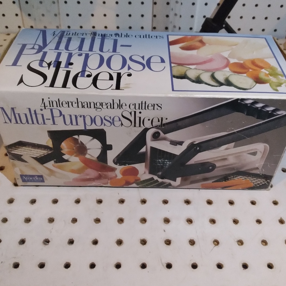 Milti-Purpose Slicer With 4 Interchangeable Cutters | Lids Off